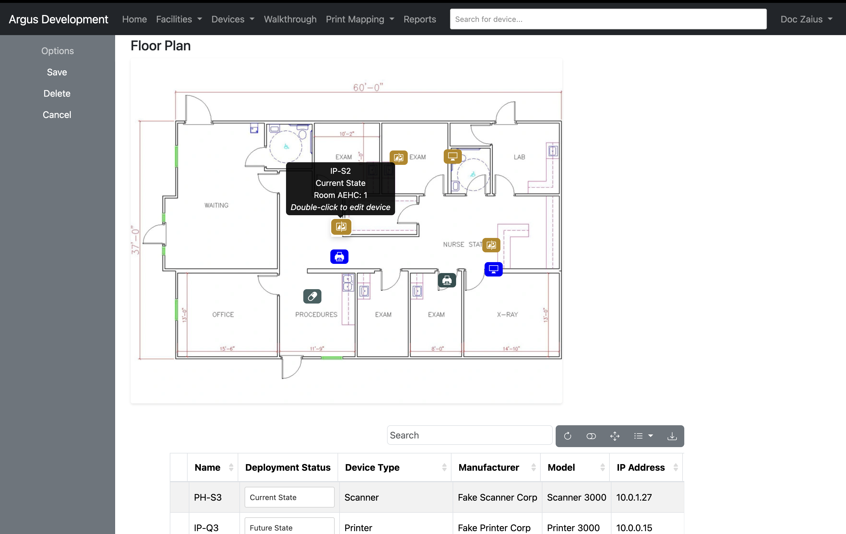 Argus floor plan preview